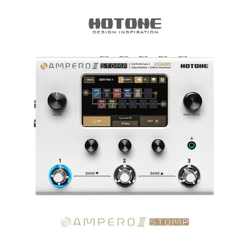 [HOTONE] Ampero II Stomp / 차세대 앰프 모델러 &amp; 멀티이펙터