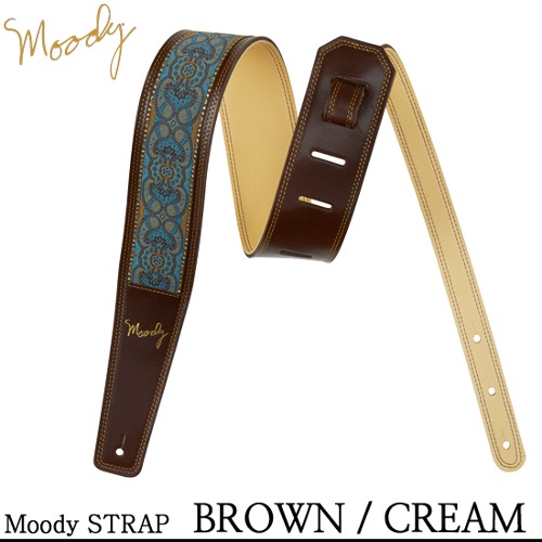 [Moody] Leather Hippie - 2.5&quot; - Std (앞면 : Brown / Cream, 뒷면 : Cream)