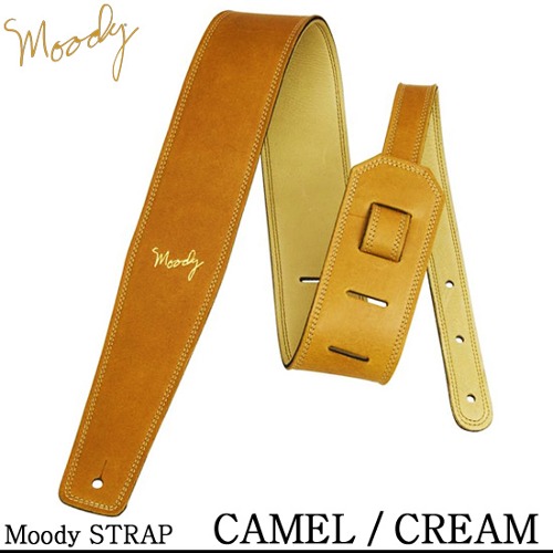 [Moody] Leather / Suede - 2.5&quot; - Std (Camel / Cream)