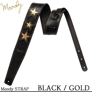 [Moody] Leather 3 Star - Std (Black / Gold)
