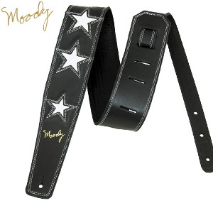 [Moody] Leather 3 Star - Std (Black / White)