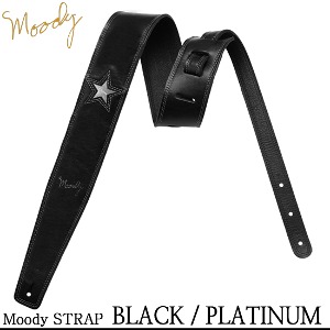 [Moody] Leather 1 Star - Std (Black / Platinum)