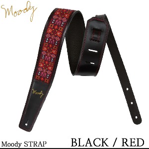 [Moody] Leather Hippie - 2.5&quot; - Std (앞면 : Black / Red, 뒷면 : Black)