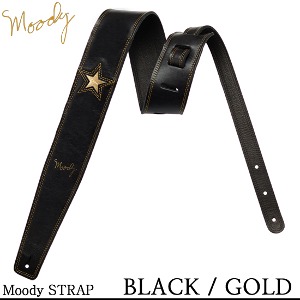 [Moody] Leather 1 Star - Std (Black / Gold)