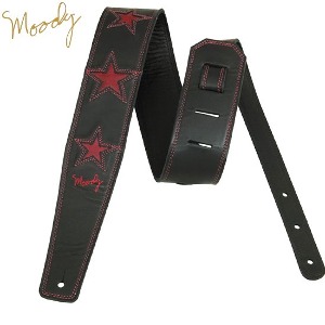 [Moody] Leather 3 Star - Std (Black / Red)